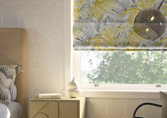 Los Angeles Velvet, Sunkissed - Motorised Roman Blind - Image 5